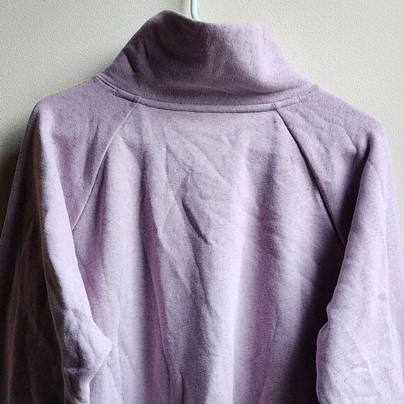 Under Armour Lavender Cowl Neck Cropped Sweatshirt Size XL - Picture 14 of 14